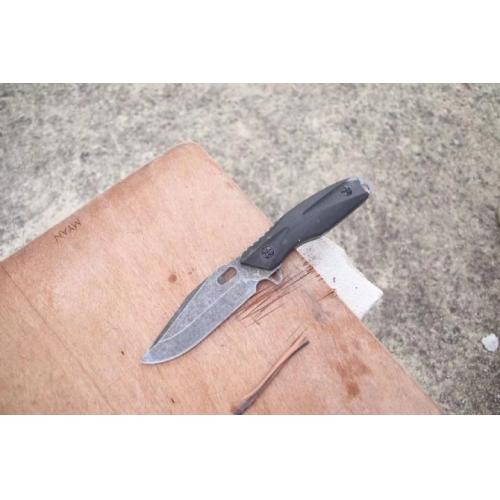 Cold Blade Po Jun crafted with imported DC53 steel, featuring an ultra-high hardness of 62 HRC.