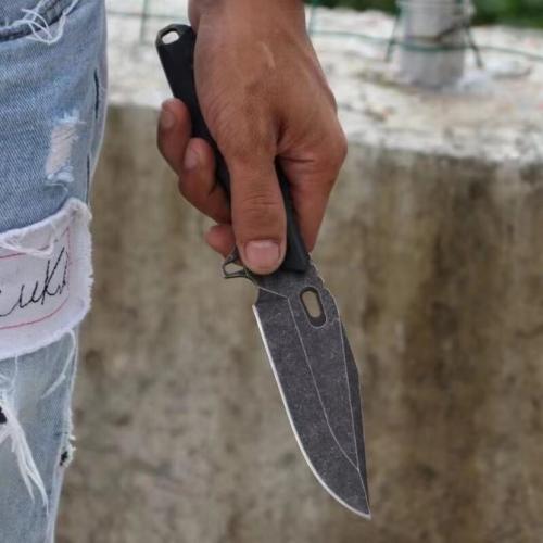 Cold Blade Po Jun crafted with imported DC53 steel, featuring an ultra-high hardness of 62 HRC.