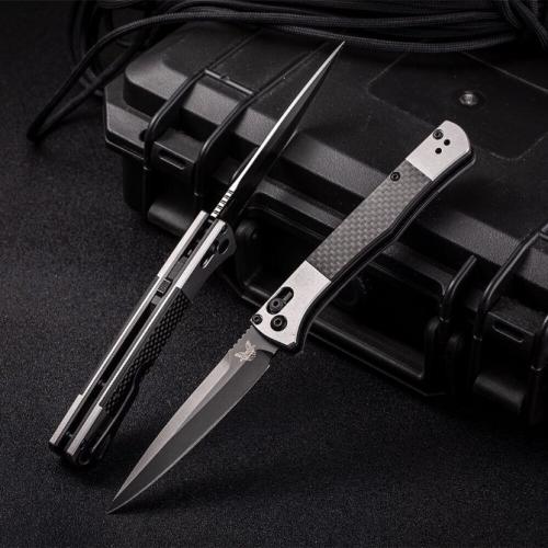 Introducing the Butterfly New Italian Mafia 4170BK Automatic Knife.