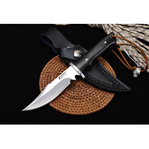 Gale High-End Small Hunting Knife with Black Handle