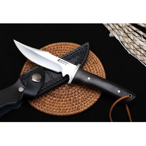 Gale High-End Small Hunting Knife with Black Handle
