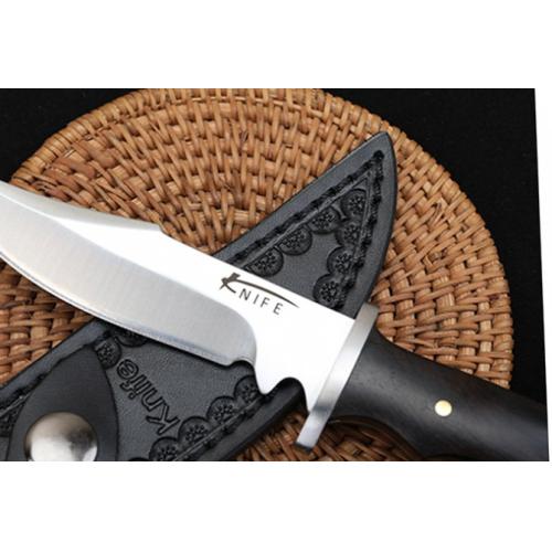 Gale High-End Small Hunting Knife with Black Handle