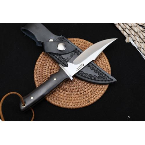 Gale High-End Small Hunting Knife with Black Handle