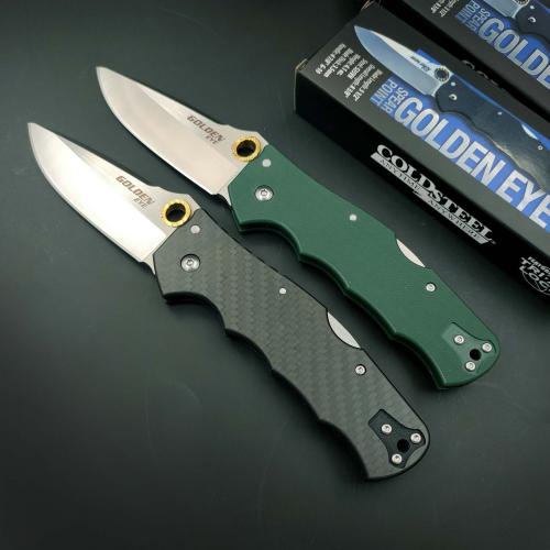 Introducing the Cold Steel 62QCFB Golden Eye Elite Folding Knife.