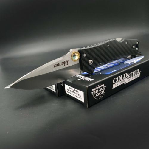 Introducing the Cold Steel 62QCFB Golden Eye Elite Folding Knife.