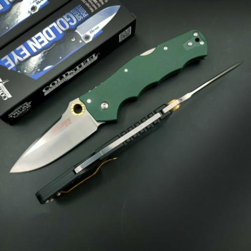 Introducing the Cold Steel 62QCFB Golden Eye Elite Folding Knife.
