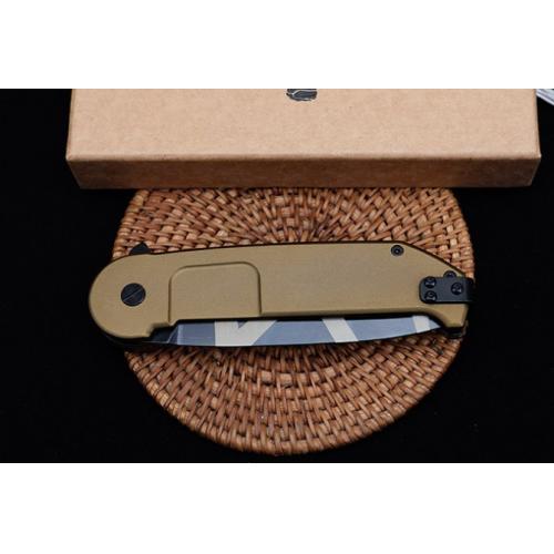 Extrema Ratio BF2RCT Tactical Folding Knife - Flat Tip, Yellow Handle