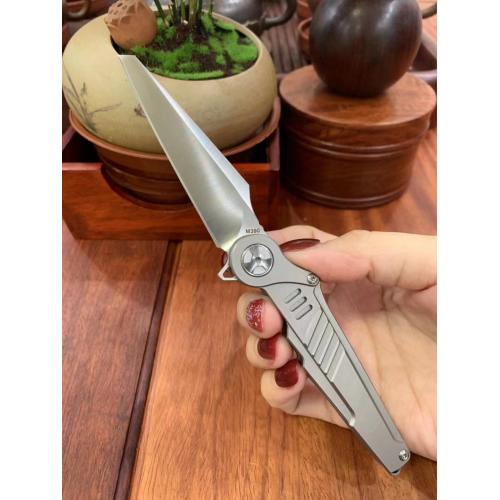 Steel Whale Quick-Open Folding Knife (D2 Steel)