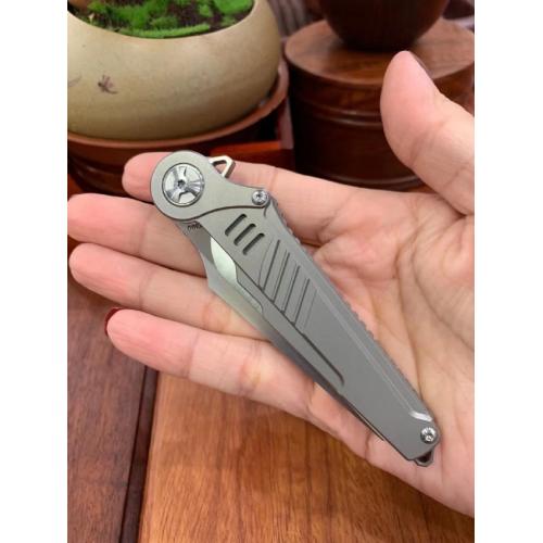 Steel Whale Quick-Open Folding Knife (D2 Steel)
