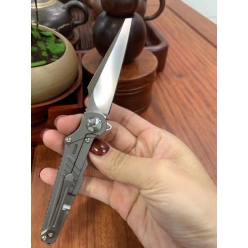 Steel Whale Quick-Open Folding Knife (D2 Steel)