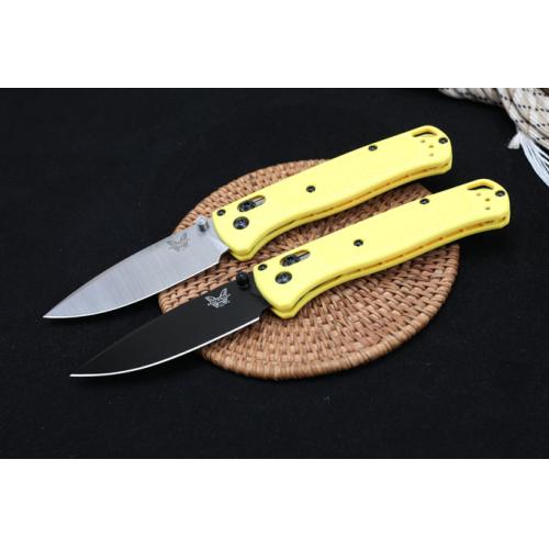 Introducing the New Butterfly 535 Folding Knife with a striking Yellow Handle.