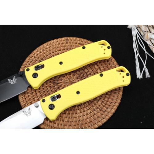 Introducing the New Butterfly 535 Folding Knife with a striking Yellow Handle.