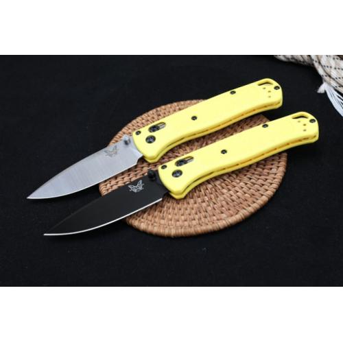 Introducing the New Butterfly 535 Folding Knife with a striking Yellow Handle.