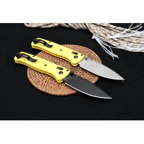 Introducing the New Butterfly 535 Folding Knife with a striking Yellow Handle.