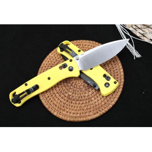 Introducing the New Butterfly 535 Folding Knife with a striking Yellow Handle.