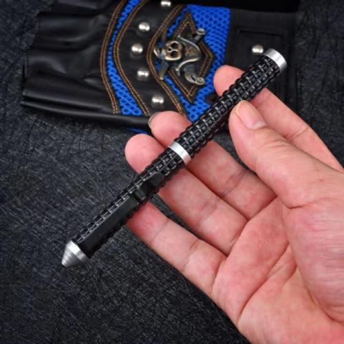 Damascus Coreless Mini Defense Stick Knife