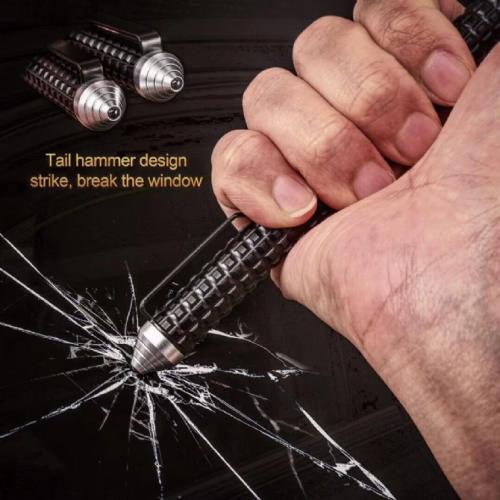 Damascus Coreless Mini Defense Stick Knife