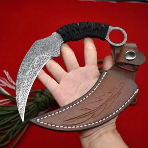 Double-Edged Feather Pattern Claw: A Unique Blend of Elegance and Precision