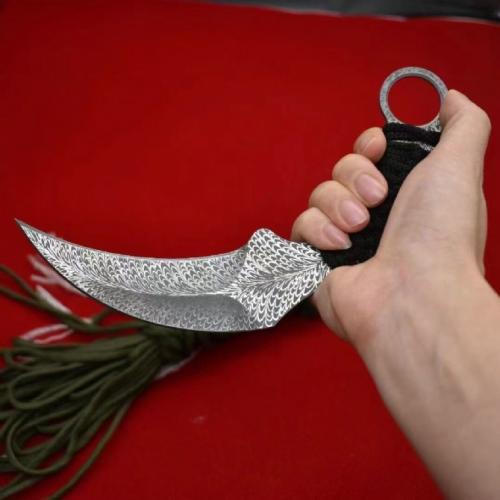 Double-Edged Feather Pattern Claw: A Unique Blend of Elegance and Precision