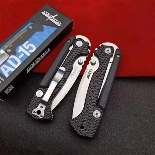 Introducing the New Cold Steel AD15 Tactical Folding Knife with a G10 Handle.
