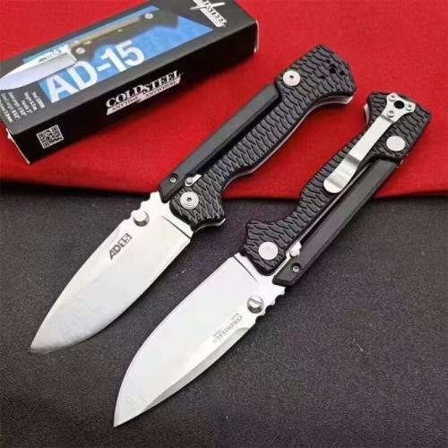 Introducing the New Cold Steel AD15 Tactical Folding Knife with a G10 Handle.