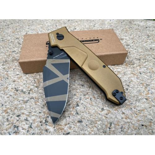 Extreme Force MF1 Folding Knife - Tiger Stripe Edition