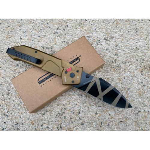 Extreme Force MF1 Folding Knife - Tiger Stripe Edition