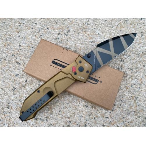 Extreme Force MF1 Folding Knife - Tiger Stripe Edition