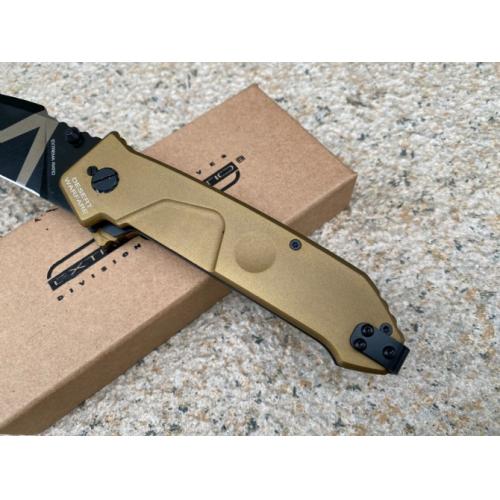 Extreme Force MF1 Folding Knife - Tiger Stripe Edition