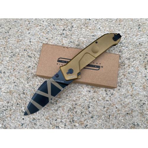 Extreme Force MF1 Folding Knife - Tiger Stripe Edition