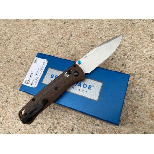 Benchmade 535 Linen Handle Folding Knife