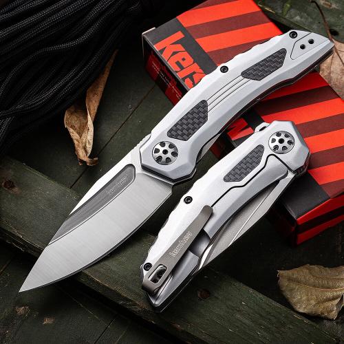 Kershaw 5510 Steel Handle Folding Knife