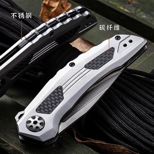 Kershaw 5510 Steel Handle Folding Knife