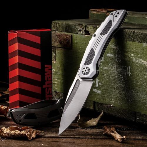 Kershaw 5510 Steel Handle Folding Knife