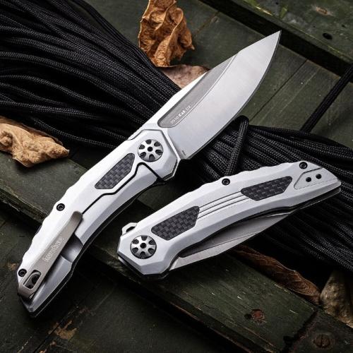 Kershaw 5510 Steel Handle Folding Knife