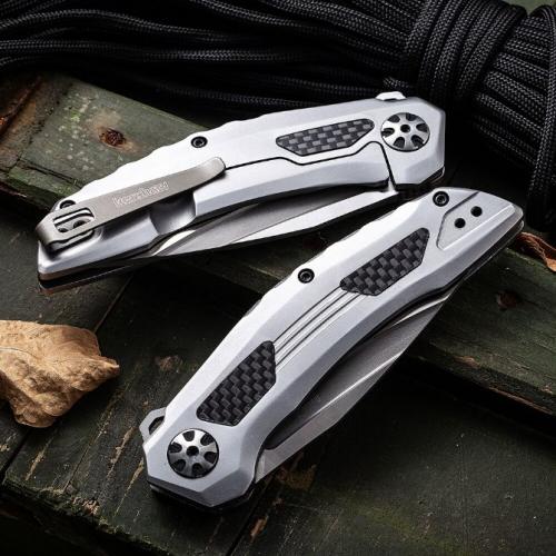 Kershaw 5510 Steel Handle Folding Knife
