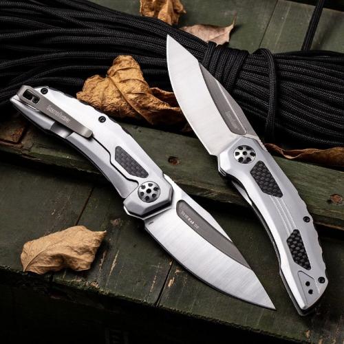 Kershaw 5510 Steel Handle Folding Knife
