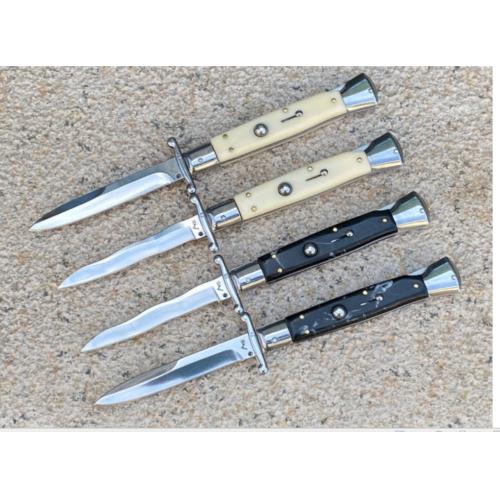 New 11-Inch Italian Mafia Stiletto Knife with Tail Lock