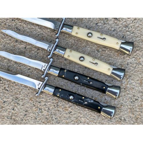 New 11-Inch Italian Mafia Stiletto Knife with Tail Lock