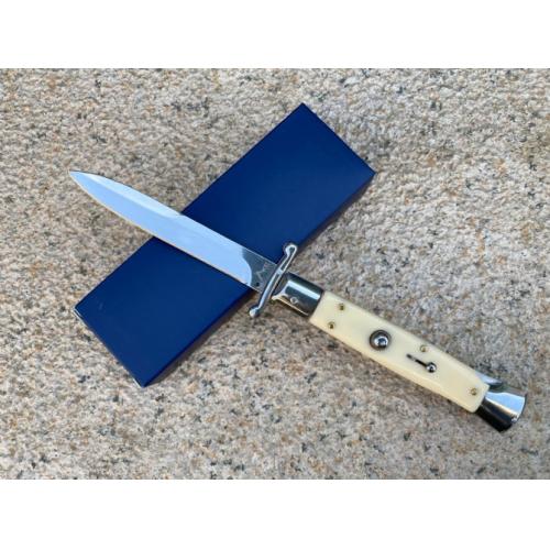 New 11-Inch Italian Mafia Stiletto Knife with Tail Lock