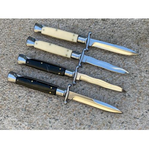 New 11-Inch Italian Mafia Stiletto Knife with Tail Lock