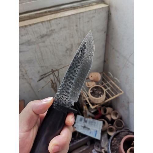 Handcrafted Damascus Hunting Knife – Embody the Samurai Spirit