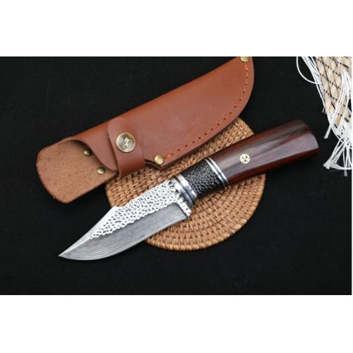 Introducing the Black Warrior - a masterpiece crafted from Damascus steel.