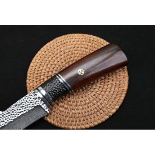 Introducing the Black Warrior - a masterpiece crafted from Damascus steel.