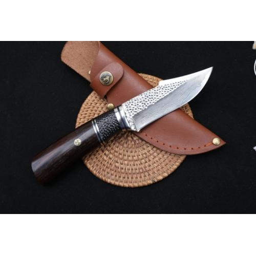 Introducing the Black Warrior - a masterpiece crafted from Damascus steel.