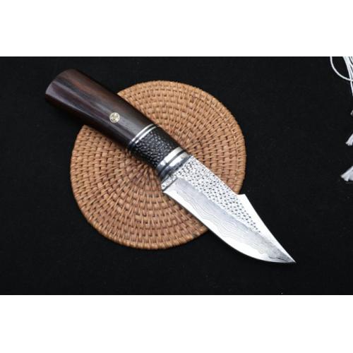 Introducing the Black Warrior - a masterpiece crafted from Damascus steel.