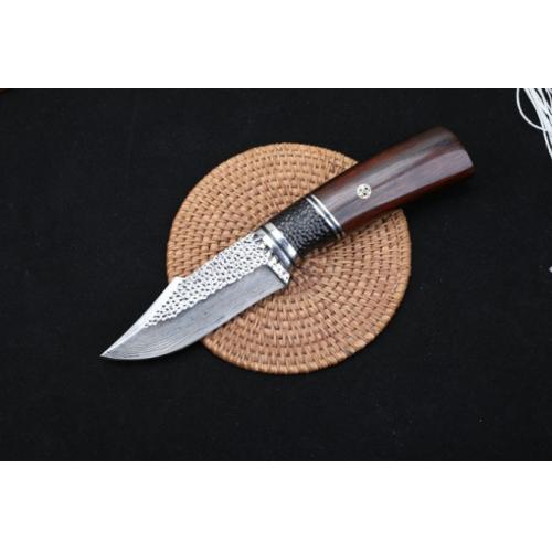 Introducing the Black Warrior - a masterpiece crafted from Damascus steel.