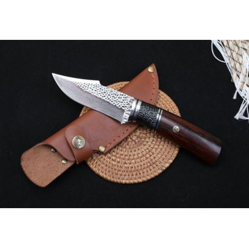 Introducing the Black Warrior - a masterpiece crafted from Damascus steel.