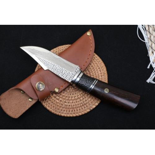 Introducing the Black Warrior - a masterpiece crafted from Damascus steel.