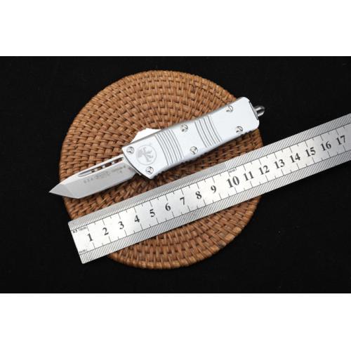 Microtech Mini Troodon OTF - White Plain Edge
